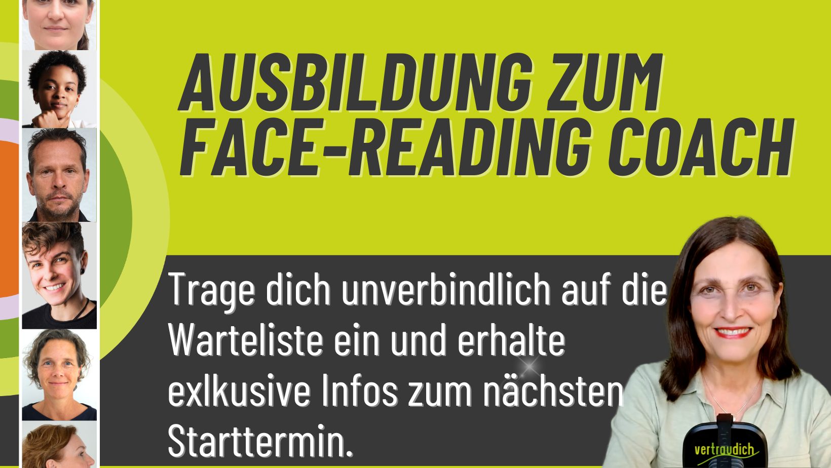 vertraulich Face-Reading Ausbildung